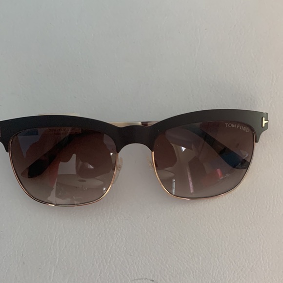 NEW TOM FORD SUNGLASSES ft0437 W197 BEC 48F Metal - Picture 1 of 7